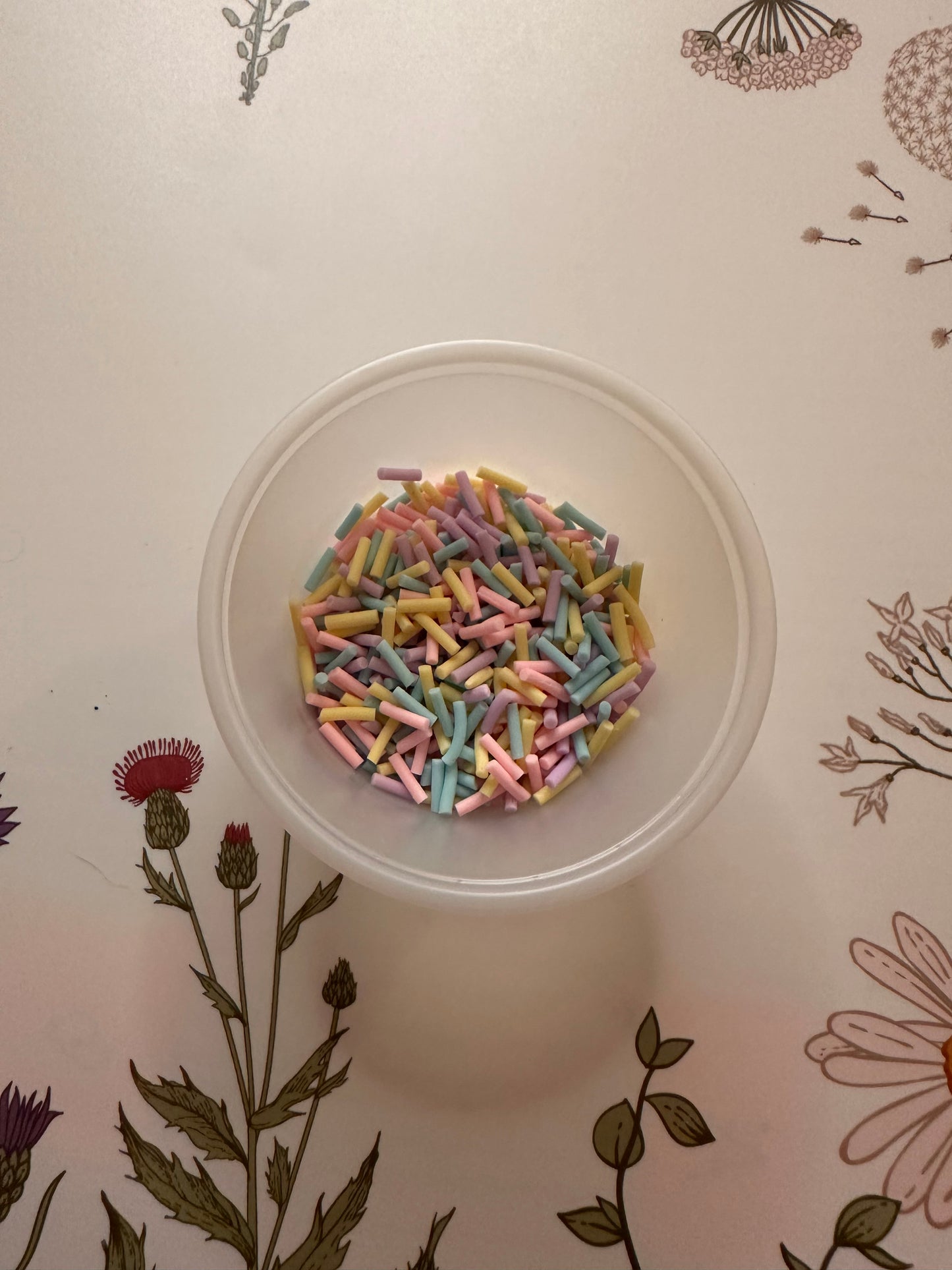 Pastel Sprinkle Clay Pieces