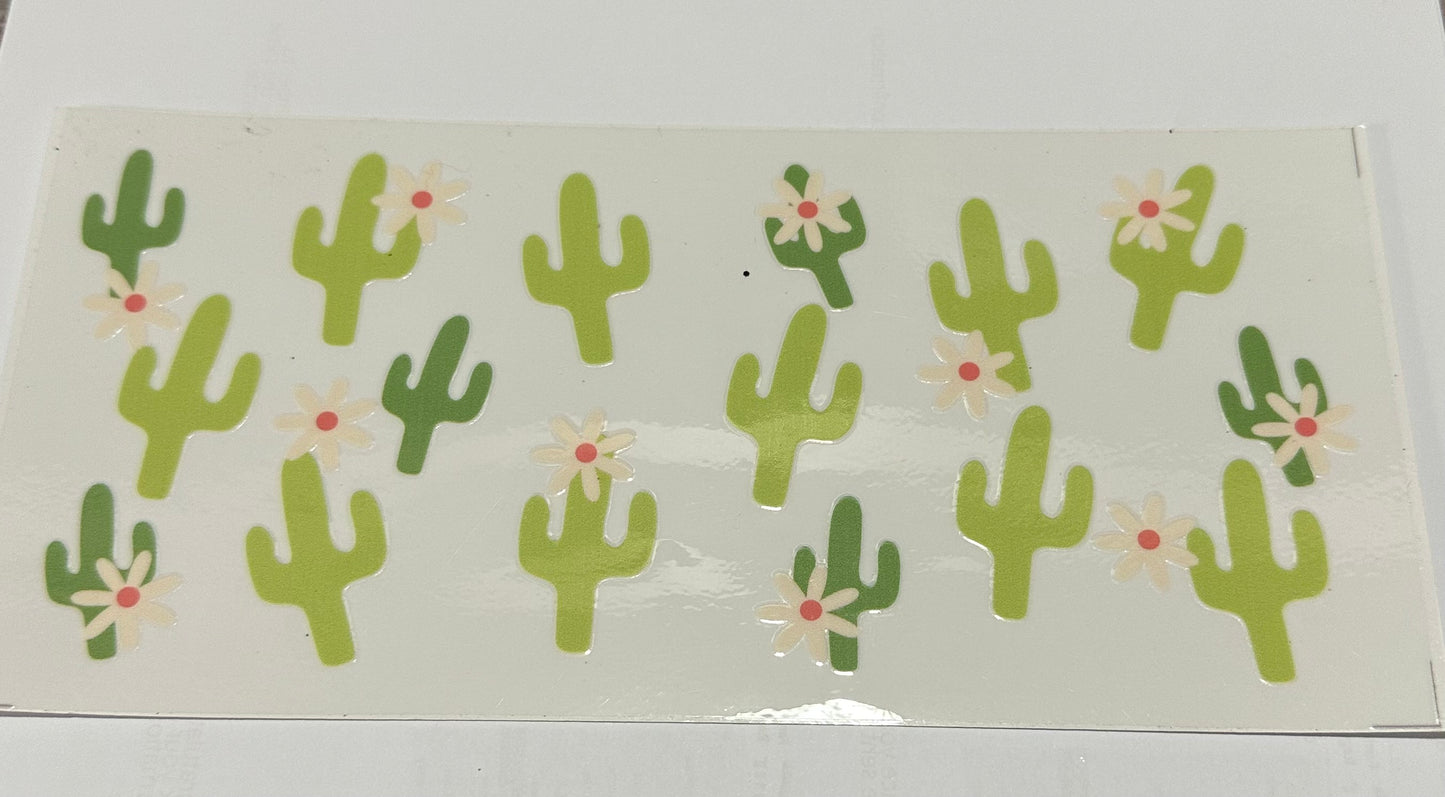 Cactus and Daisies