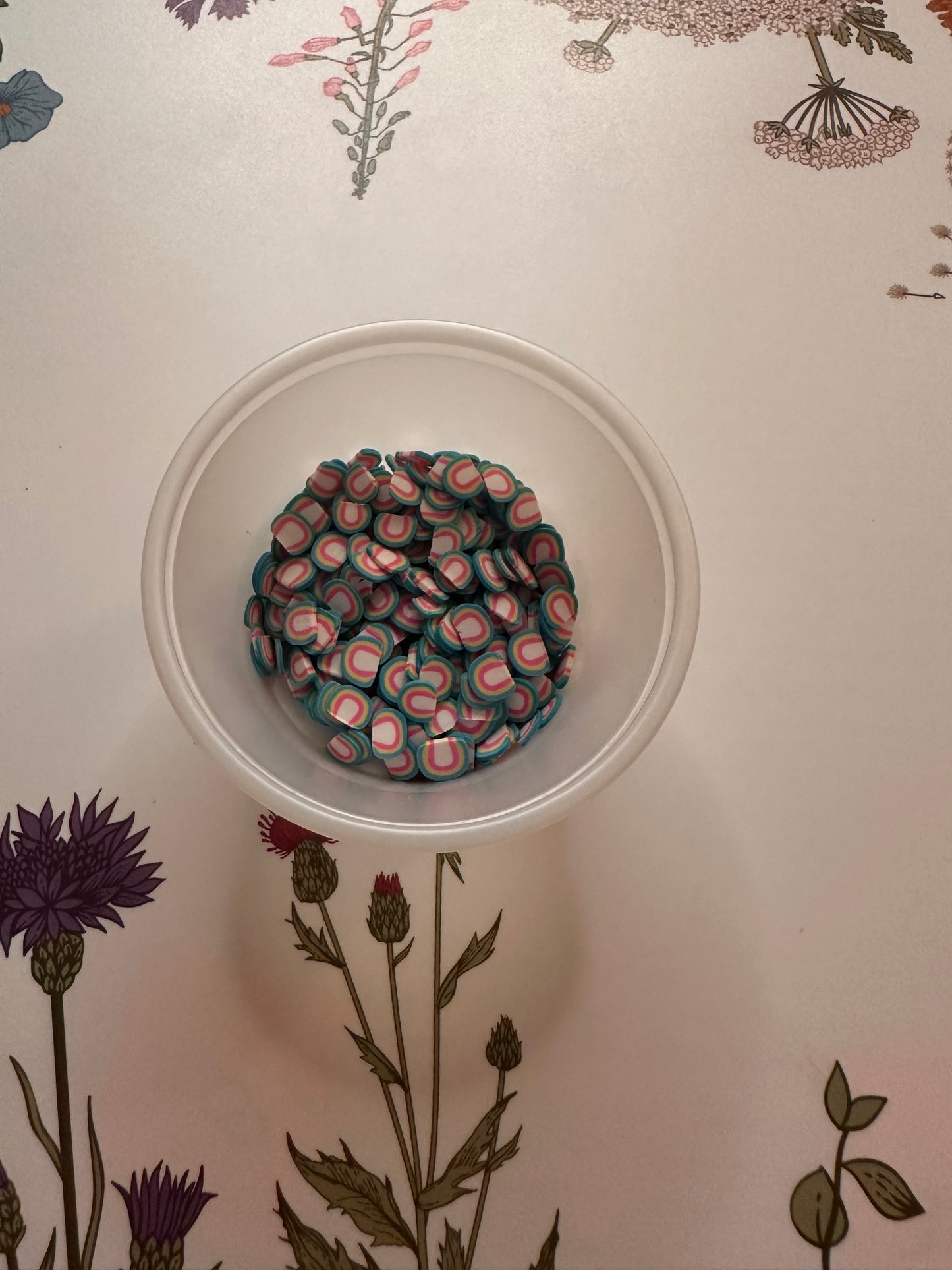 Rainbow Clay Slices