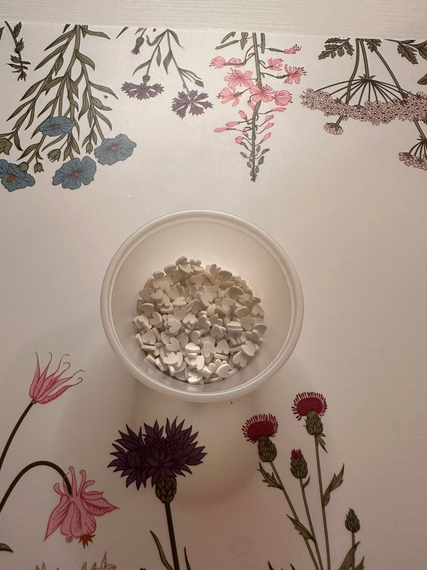 White Heart Clay Slices