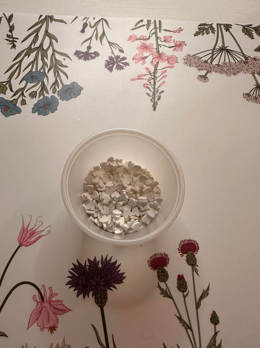 White Heart Clay Slices
