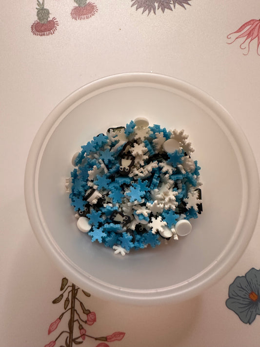 Snowy Penguin Clay Mix