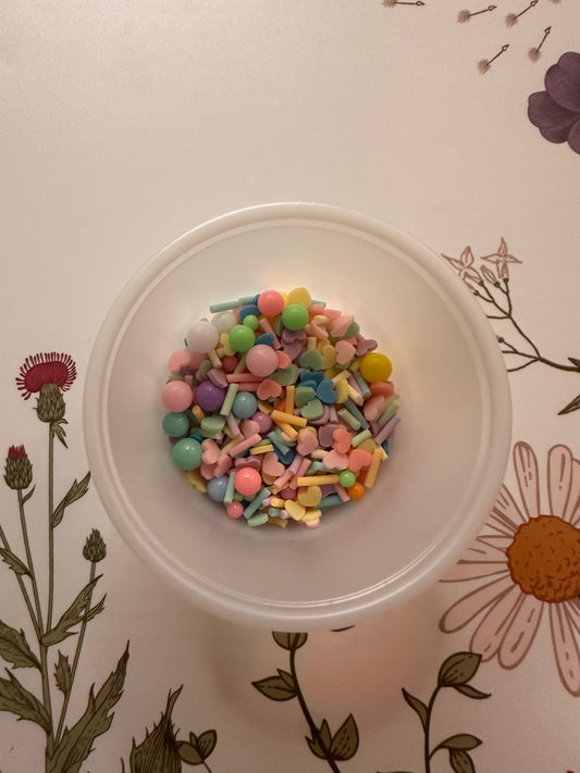 Pastel Party Mix of Clay Pieces