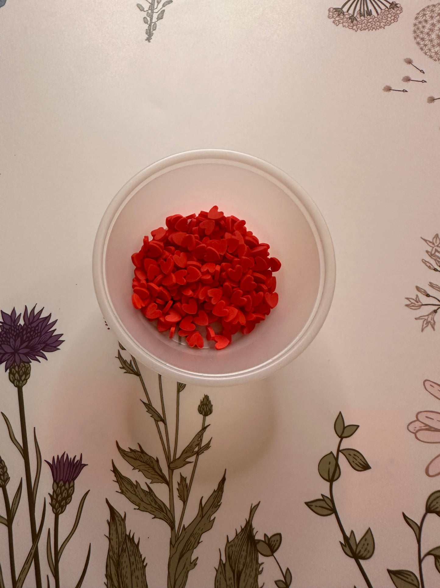 Red Heart Clay Slices