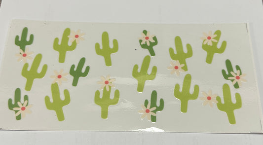Cactus and Daisies