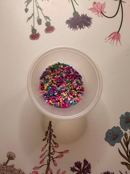 Rainbow Polymer Sprinkles
