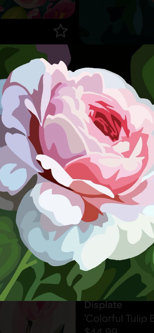 Peony Paint by Number Kit